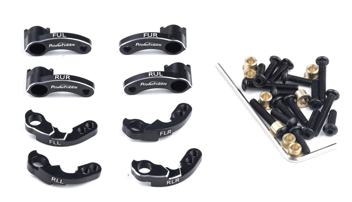 Power Hobby Aluminum RC Shock Flex Blades, for Traxxas TRX - 4M RC Upgrade Part