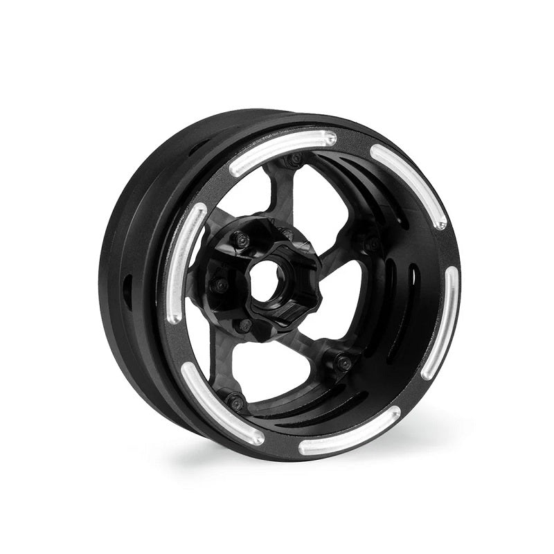 Power Hobby 1.9 Inch Carbon Fiber Lightweight Beadlock Wheels Style A for 1/10 Rock Crawlers