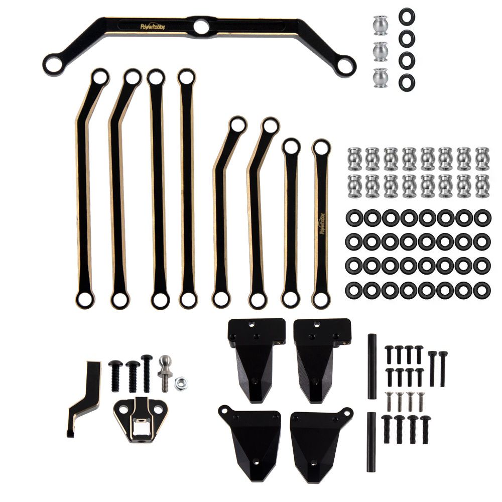 Power Hobby Brass Long Arm High Clearance Lift Kit for Traxxas TRX-4M