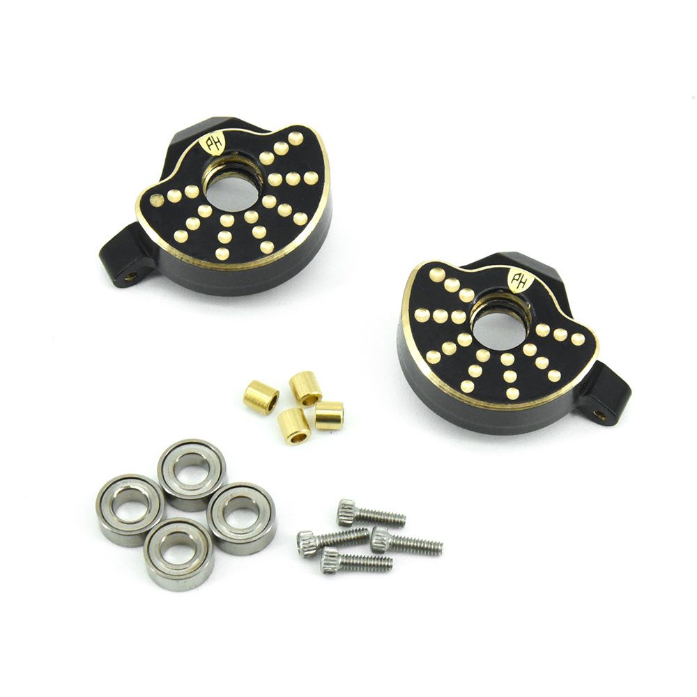 Power Hobby Brass Counterweight Steering Cup for Axial SCX24
