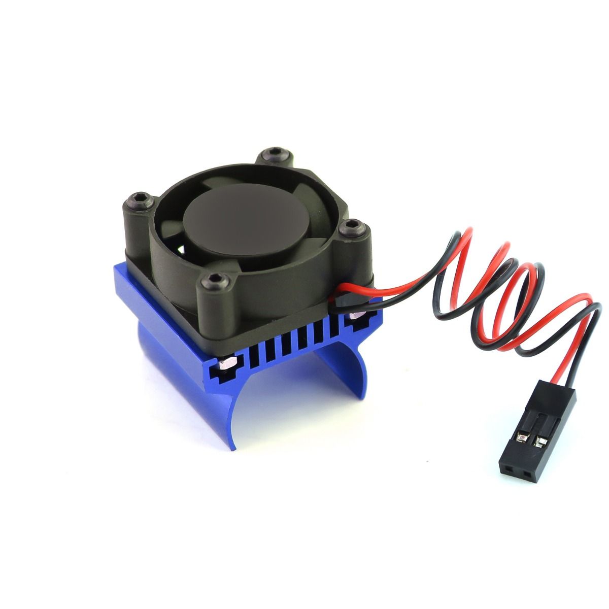 Power Hobby Aluminum Motor Cooling Fan Blue Upgrade for Traxxas TRX-4M