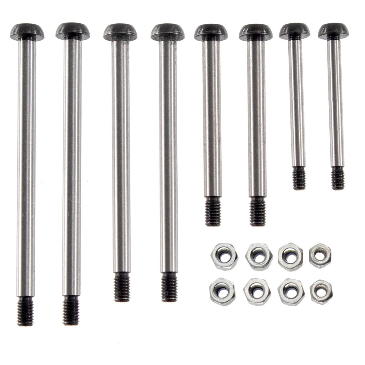 Power Hobby Steel Lock-Nut Style Hinge Pin Kit Upgrade for Traxxas Slash 2WD and Rustler