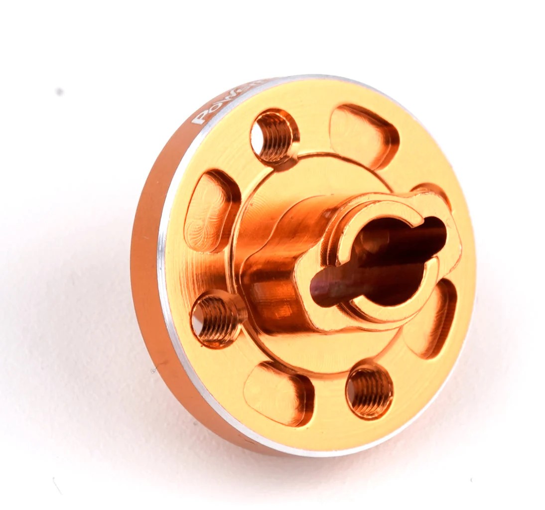 Power Hobby Aluminum Spur Gear Mount Orange, HPI RS4 Sport3 6422ORANGE