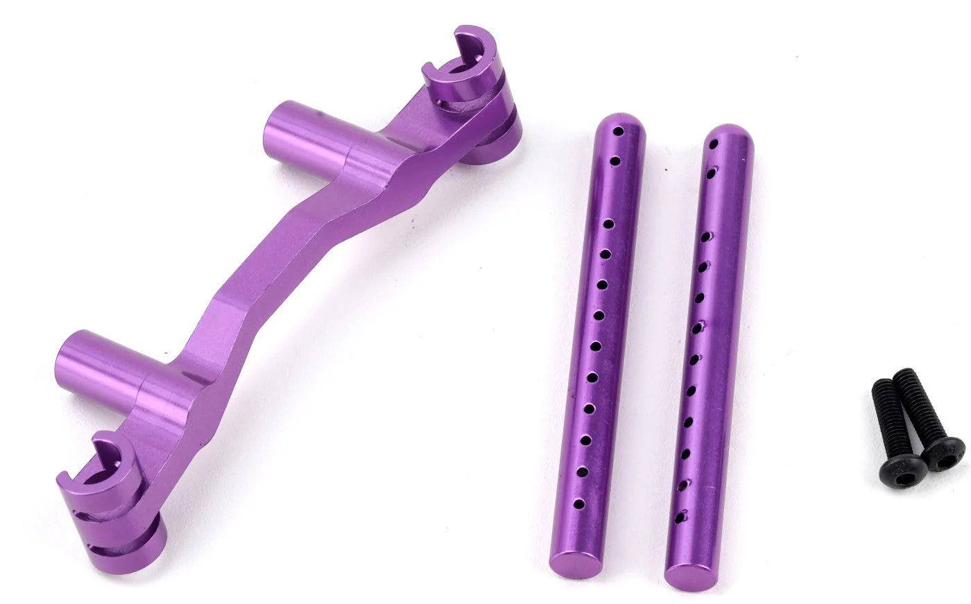 Power Hobby Aluminum Rear Body Post Mount Purple, HPI RS4 Sport3 6425PURPLE