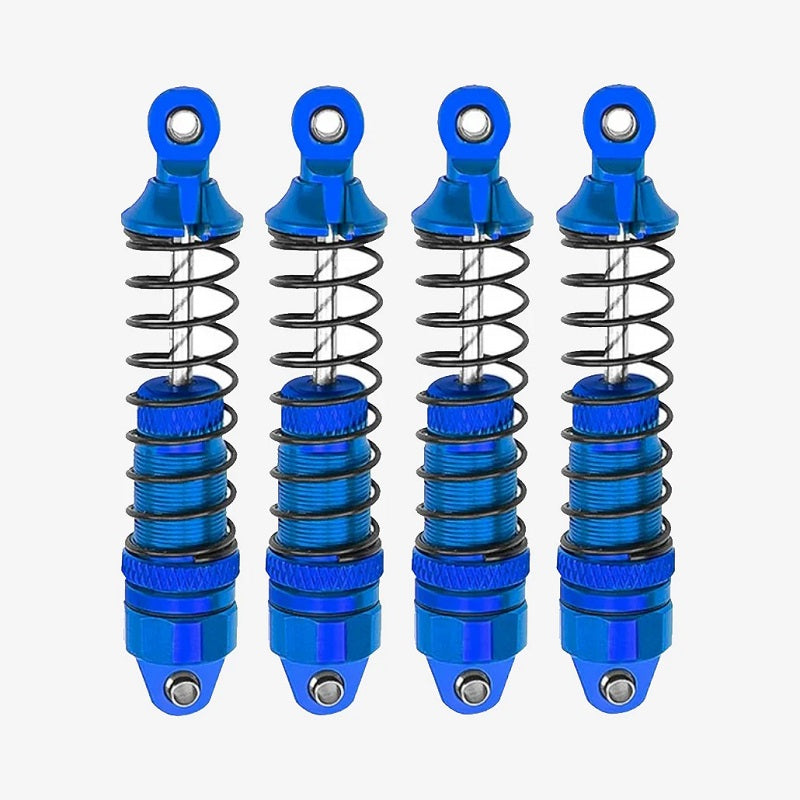 Power Hobby Aluminum Front & Rear Shocks, for Arrma Grom, Blue, 4pcs RC Upgrade Part