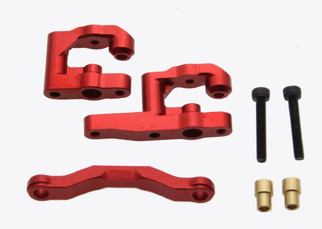 Power Hobby Aluminum Steering Arm, Red, for Arrma Grom 6566RED