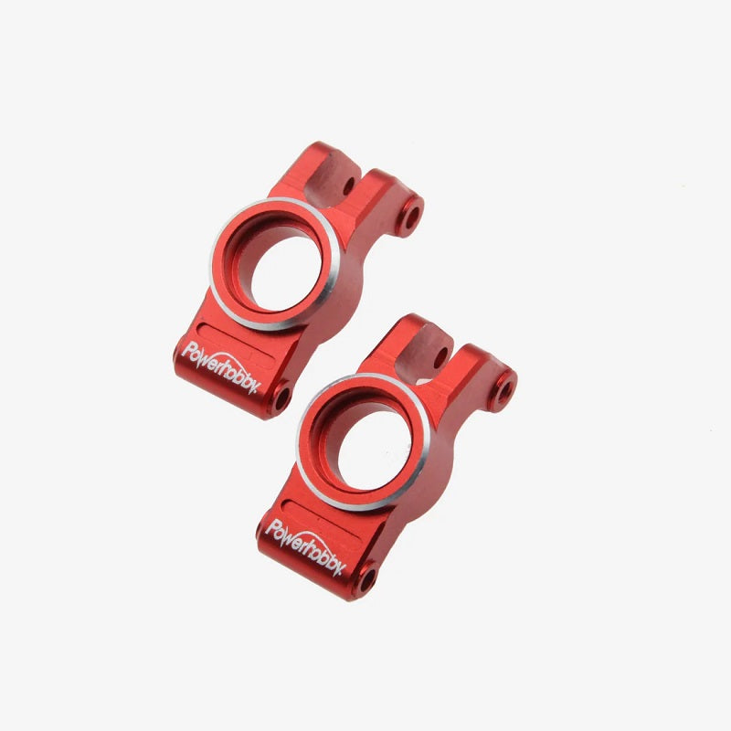 Power Hobby Aluminum Rear Hubs, Red, for Arrma Grom 6567RED