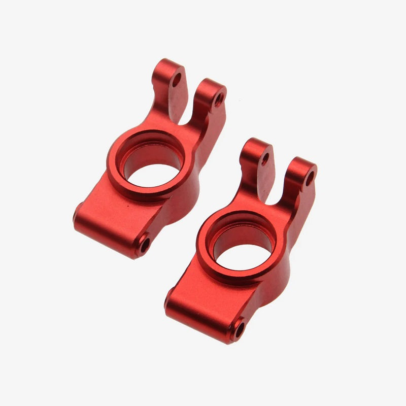 Power Hobby Aluminum Rear Hubs, Red, for Arrma Grom 6567RED