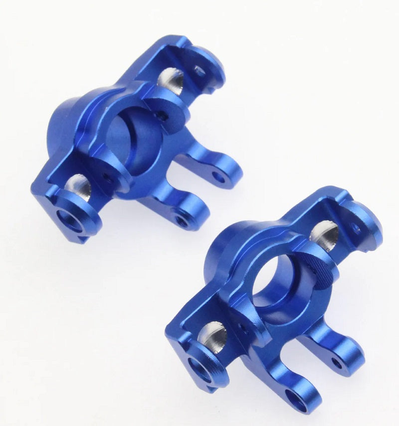 Power Hobby Aluminum Front Steering Knuckles, Blue, for Arrma Grom 6568BLUE