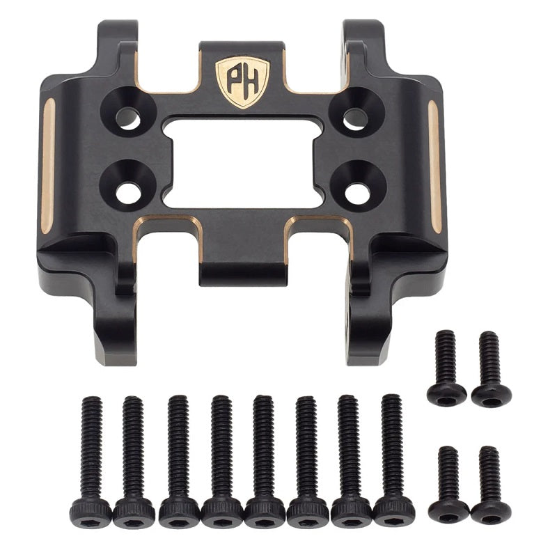 Power Hobby Brass Skid Plate and Transmission Mount Upgrade for 1/18 Redcat Ascent-18