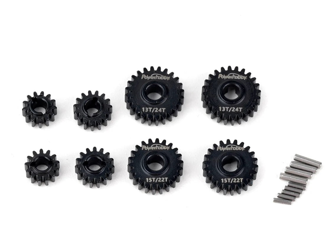Power Hobby Chromoly Steel Overdrive Gear Set for Redcat Ascent-18