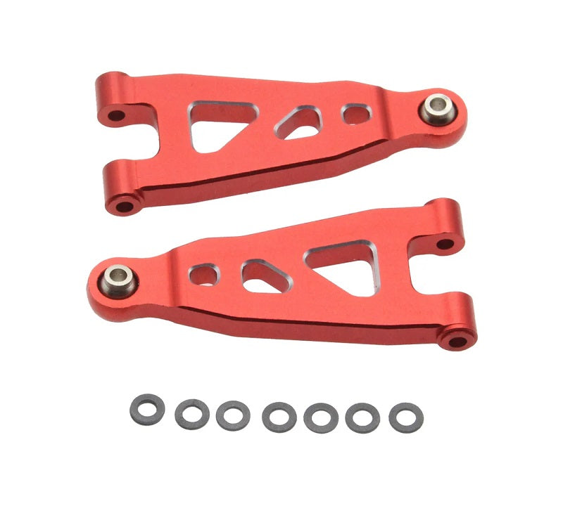 Power Hobby Aluminum Front Lower Arms, Red Arrma Mojave Grom 6845RED