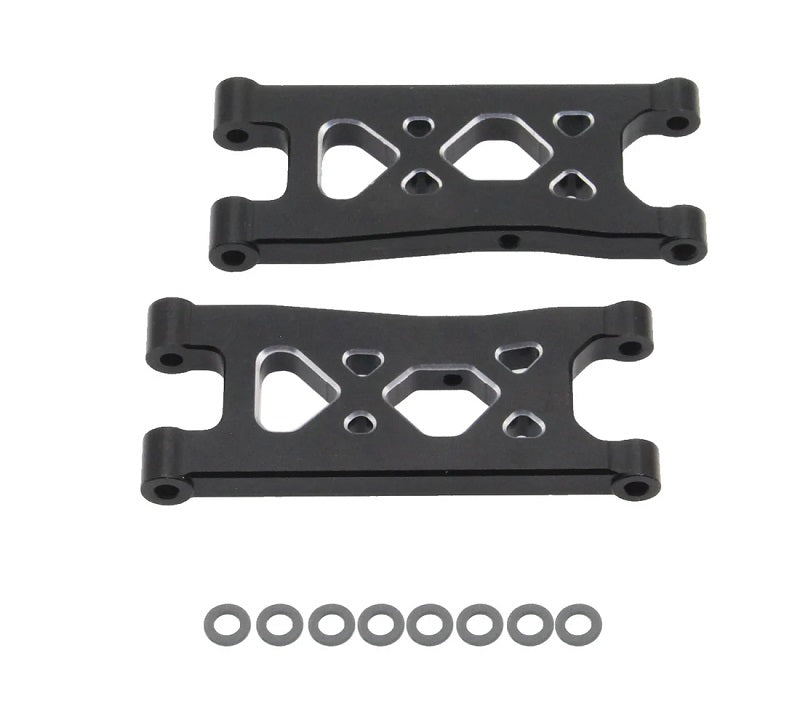 Power Hobby Aluminum Rear Lower Arms, Black, for Arrma Mojave Grom 6848BLACK