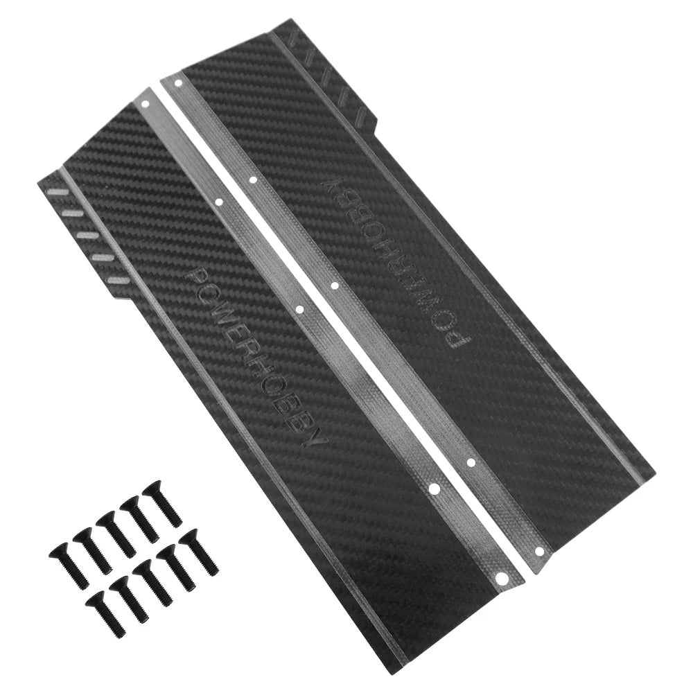 Power Hobby Carbon Fiber Side Skirt Set Upgrade for Arrma Infraction 6S