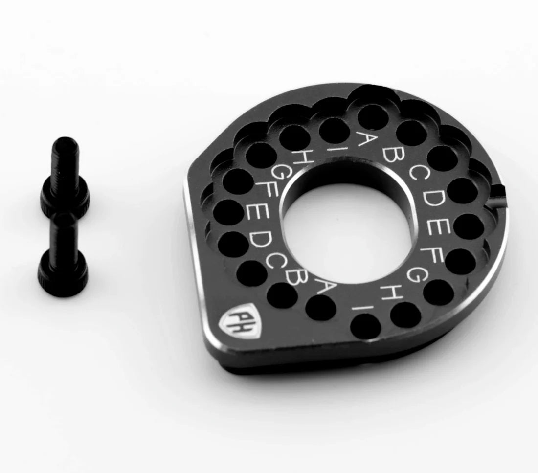 Power Hobby Aluminum Motor Mount Black Upgrade for Kyosho Fazer Mk2