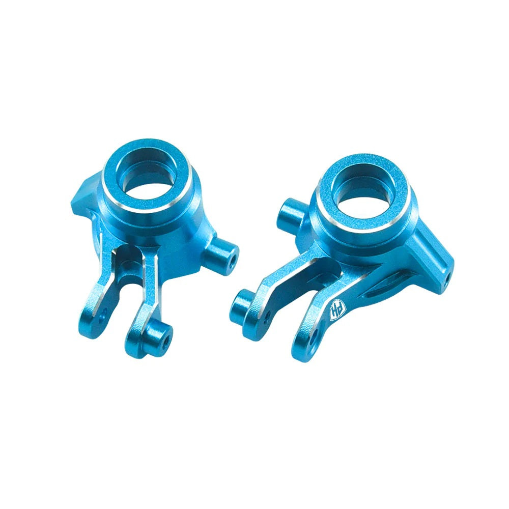Power Hobby 7075 Aluminum Front Hub / Knuckle Arms Blue, for Traxxas 7173BLUE