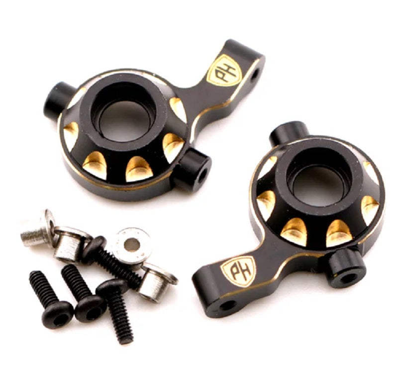 Power Hobby Brass Steering Spindle and Cups Upgrade for HPI Venture 18