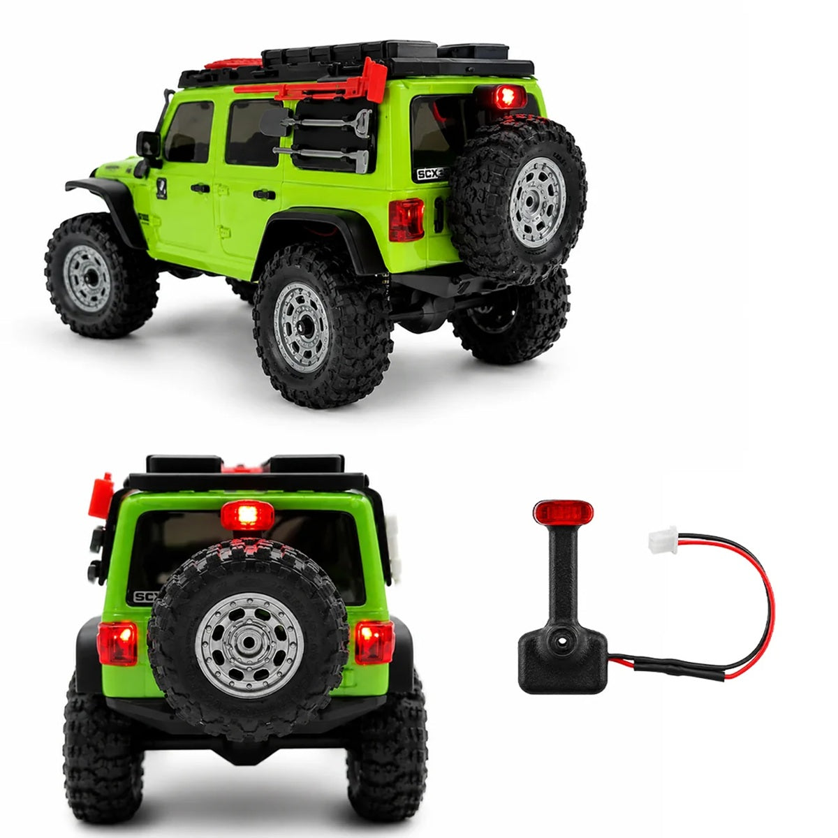 Power Hobby SCX30 Wrangler LED Tail Light - image 2