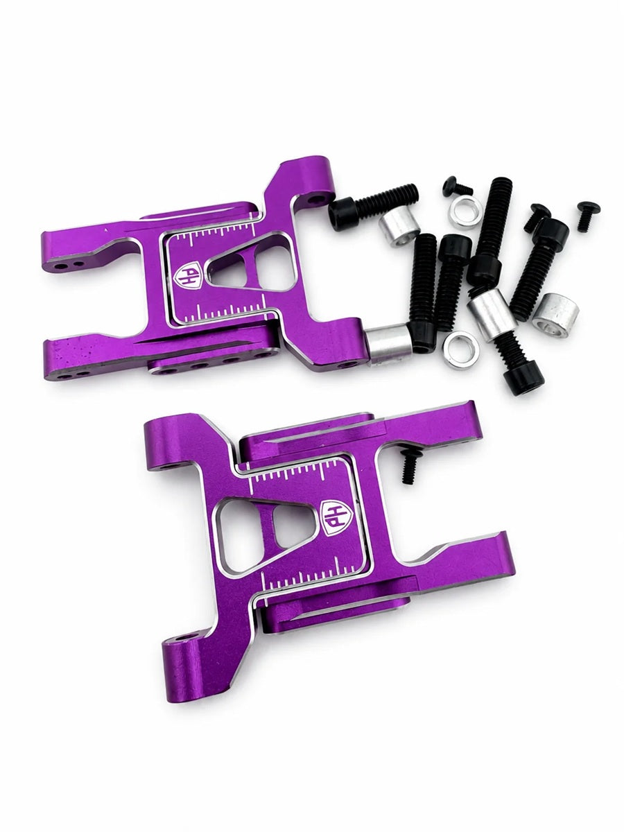 Power Hobby RD2.0 Adjustable H Short Rear Arms Purple