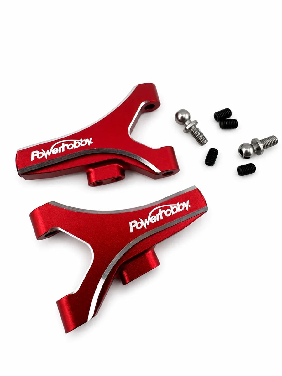 Power Hobby YD-2 Front Lower Short A-Arms Red