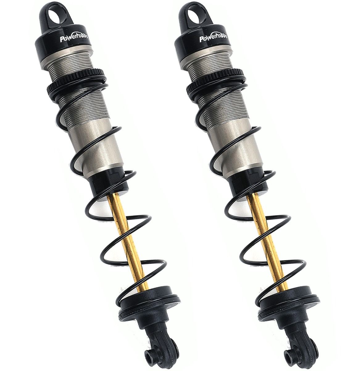Powerhobby Assembled Rear Shocks with 3.5mm Titanium Shafts for Traxxas 1/10 (Pair)