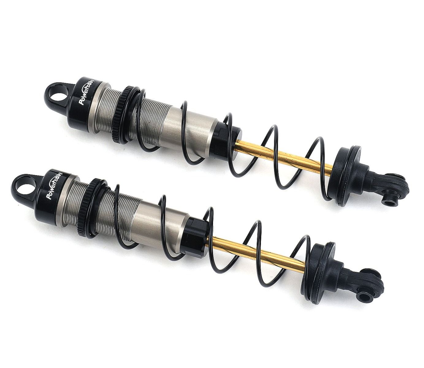 Powerhobby Assembled Rear Shocks with 3.5mm Titanium Shafts for Traxxas 1/10 (Pair)