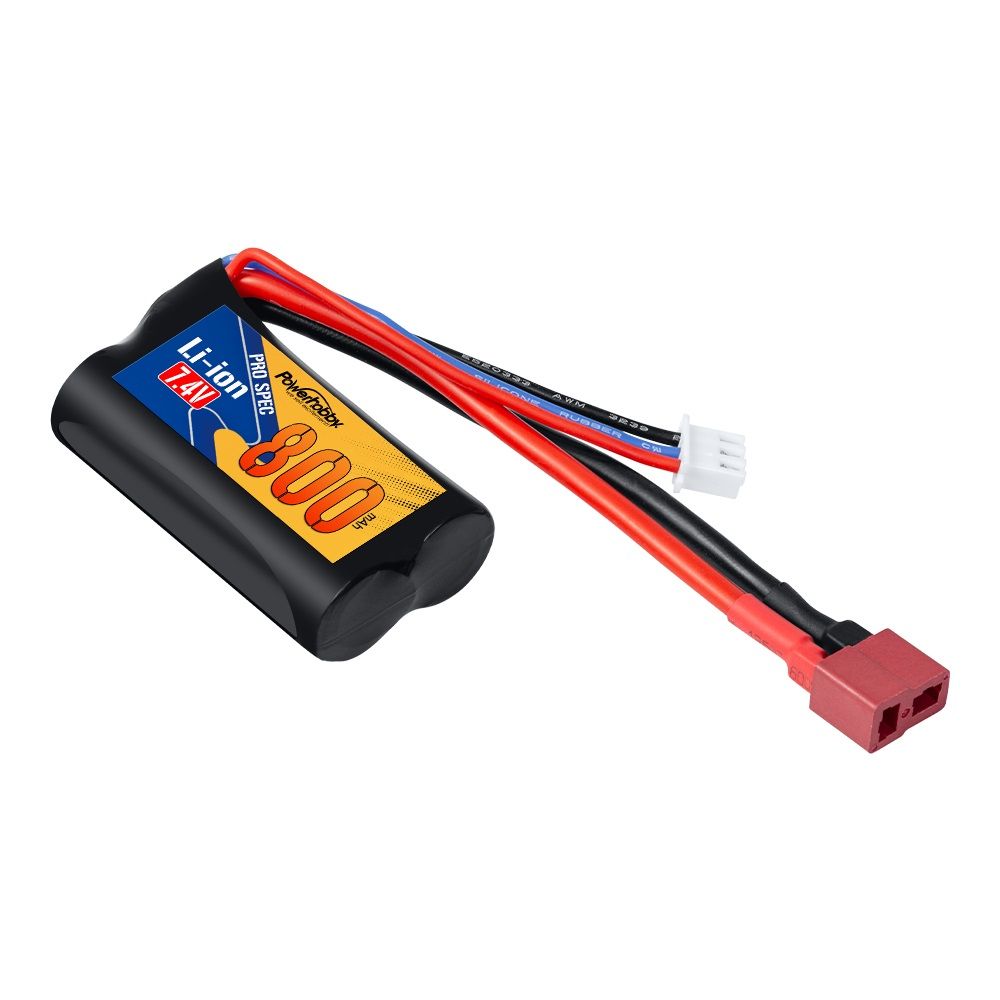 Powerhobby Li-ion 7.4V 800mAh Battery with Deans Plug : BlackZon Slyder