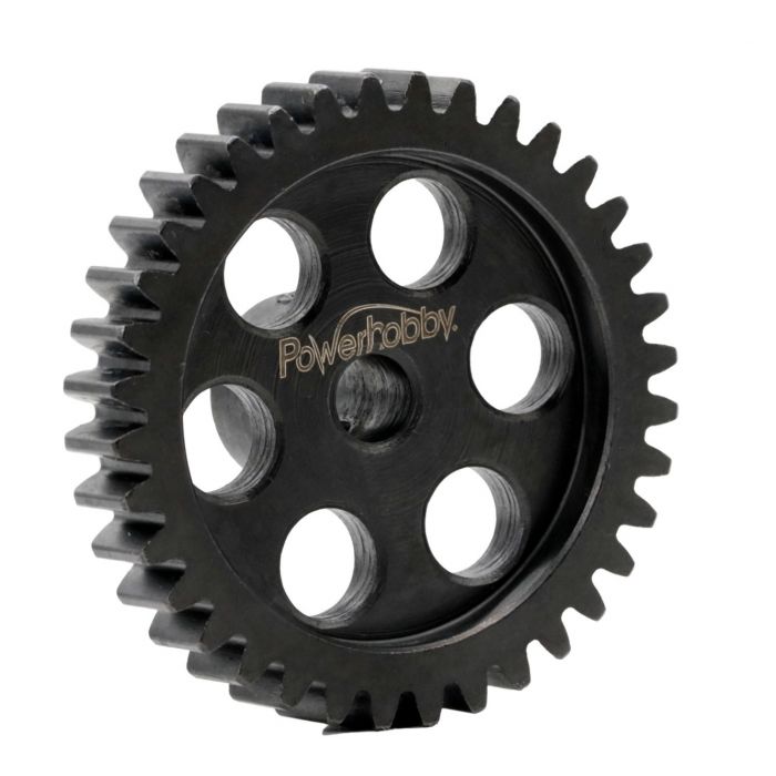 Powerhobby Hardened Steel 31T Mod1 Pinion Gear with 5mm Bore & 2 Grub Screws