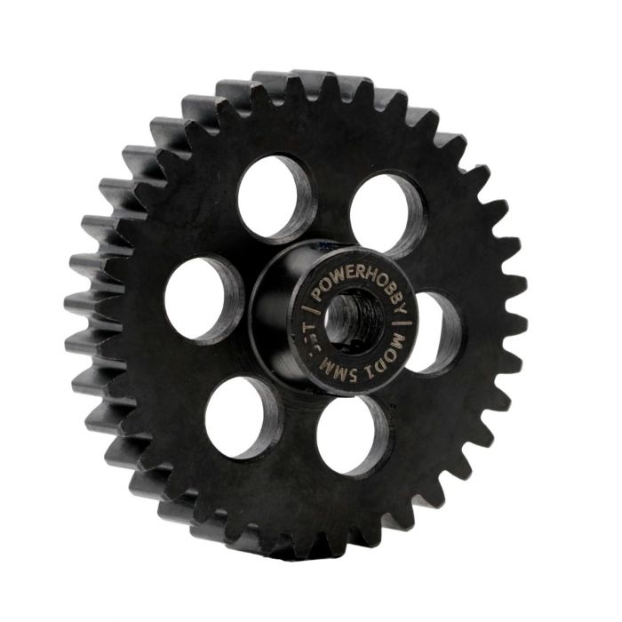 Powerhobby Hardened Steel 32T Mod1 Pinion Gear with 5mm Bore & 2 Grub Screws