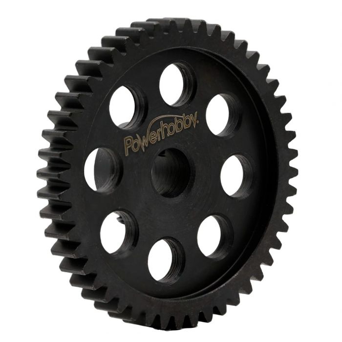 Powerhobby Hardened Steel 34T Mod1 Pinion Gear with 8mm Bore & 2 Grub Screws