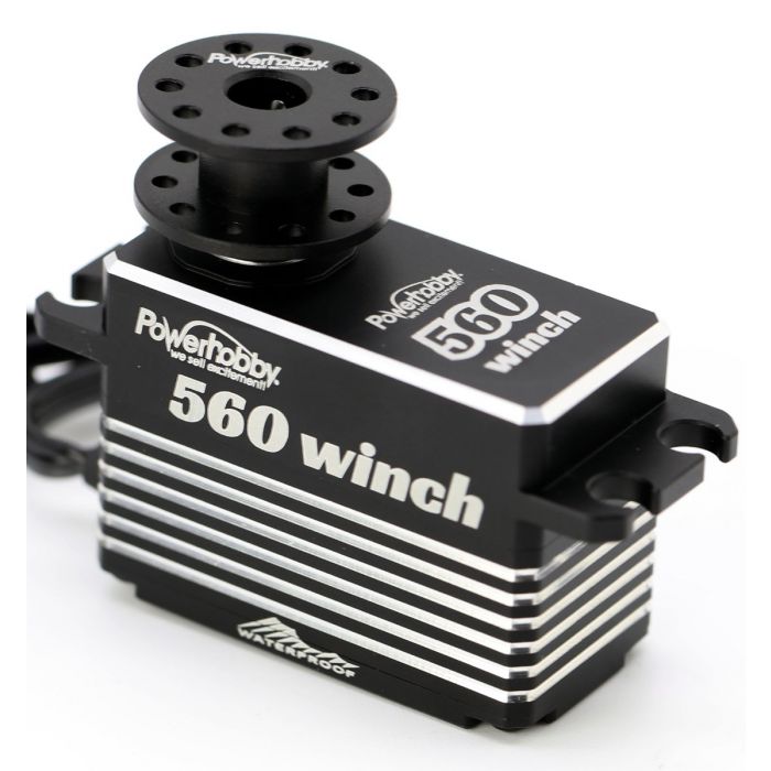 Powerhobby 560 HV Waterproof Low Profile Smart Winch Brushless 33KG Servo