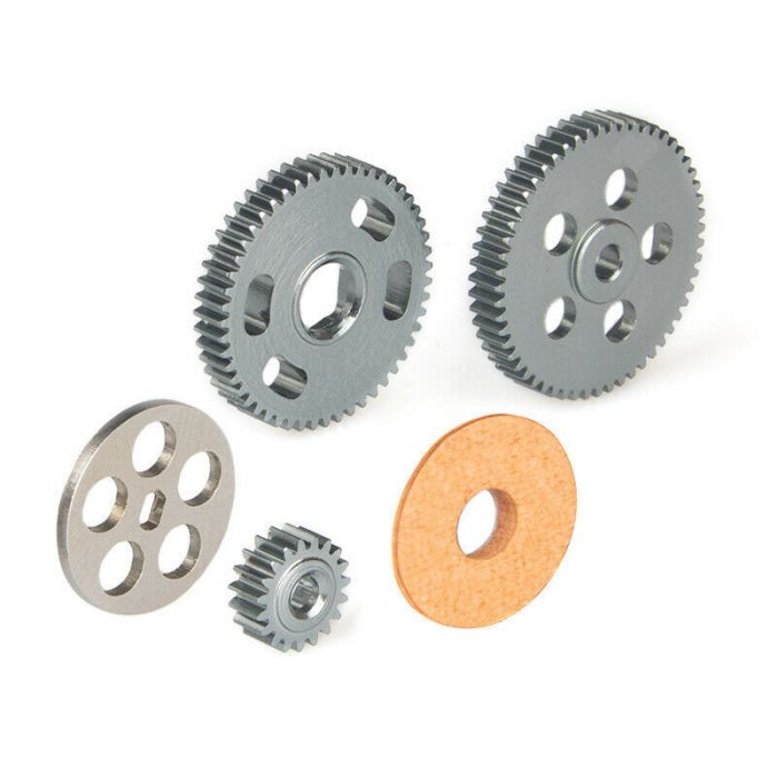 Powerhobby 0.3 Mod Transmission Gearbox Gears for Axial SCX24 C10 / Deadbolt / JLU / B-17
