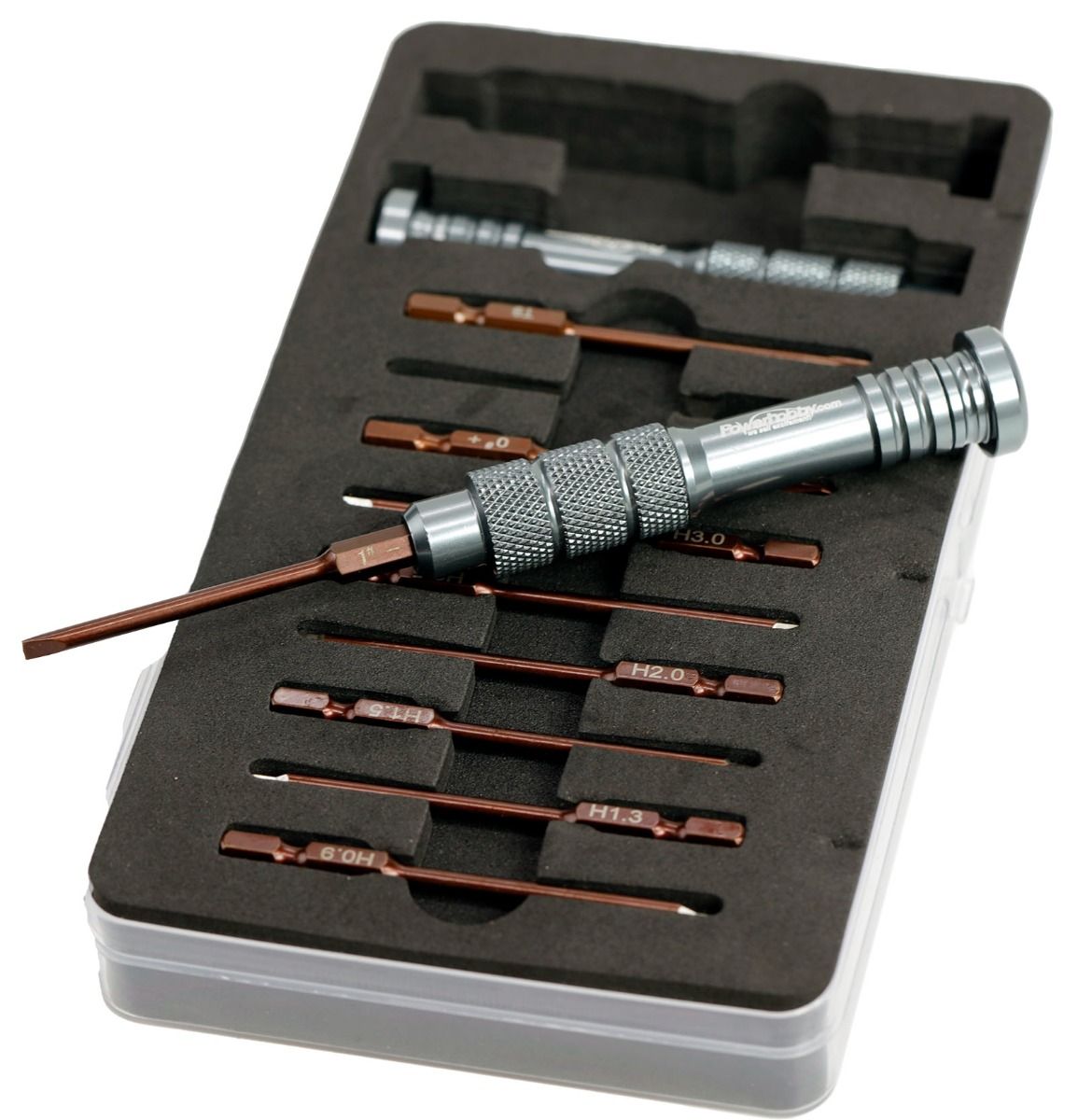 Power Hobby Metric Hex Driver Tool Set 6-Piece for RC Vehicles 0.9 1.3 1.5 2.0 2.5 3.0mm