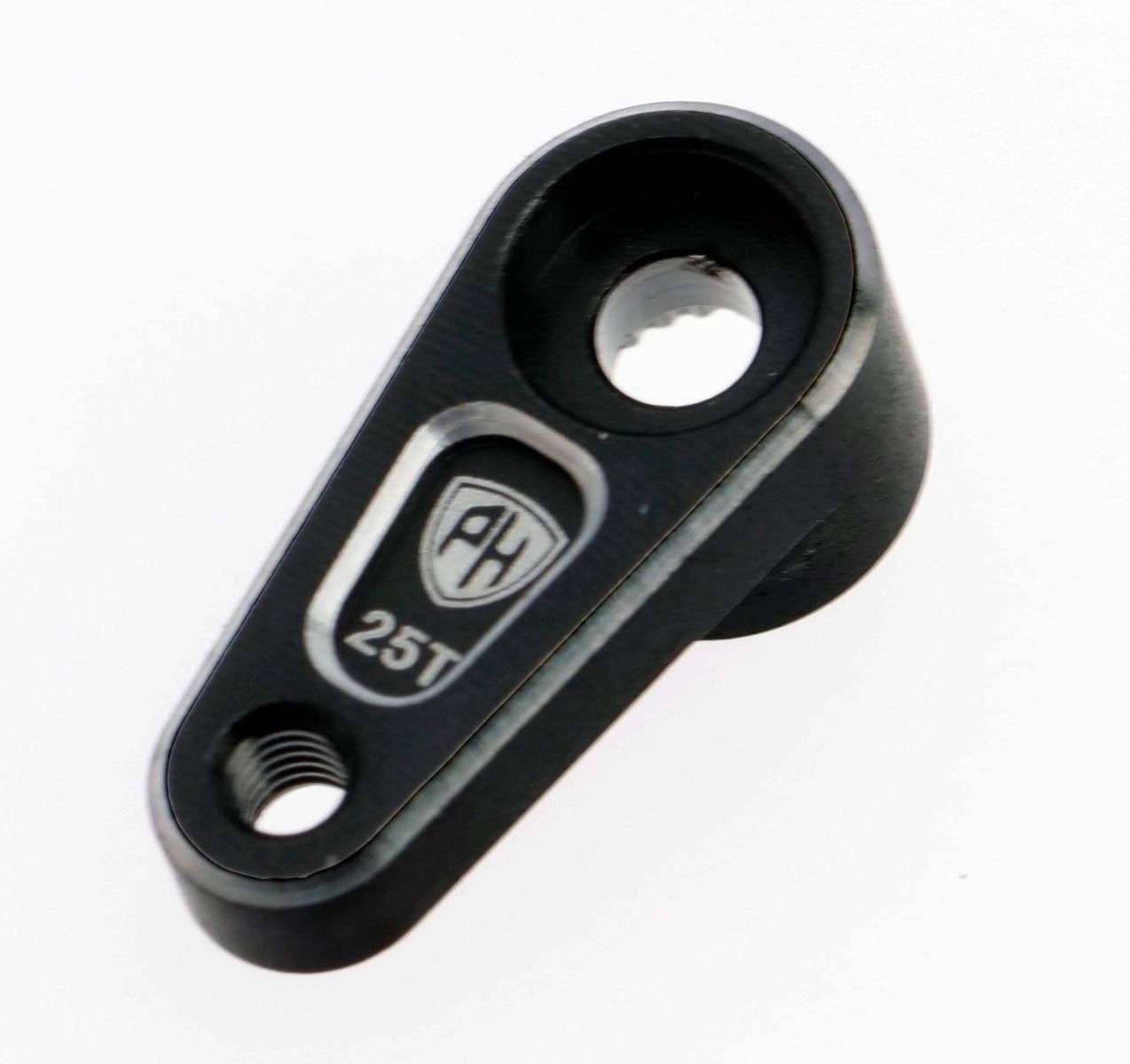 Power Hobby Aluminum 25T Servo Horn for Traxxas TRX-4M Black