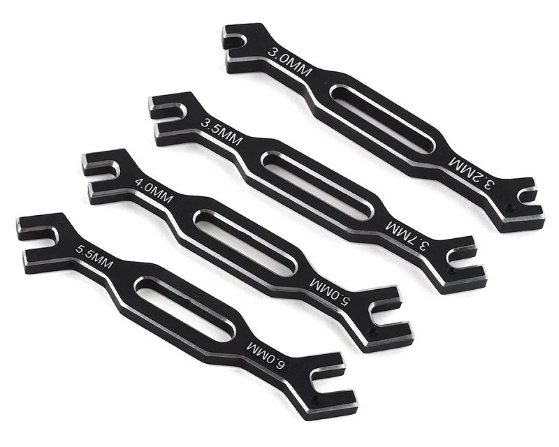 Protek R/C Aluminum Turnbuckle Wrench Set (3, 3.2, 3.5, 3.7, 4, 5, 5.5 & 6mm)