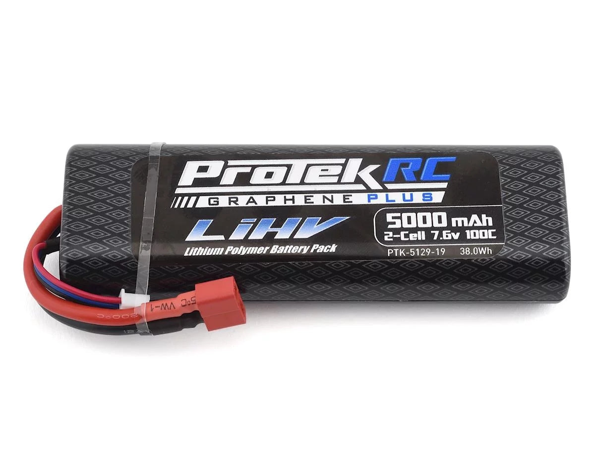 ProTek R/C 2S 100C Si-Graphene+ HV LiPo Stick Battery Pack (TCS Approved)