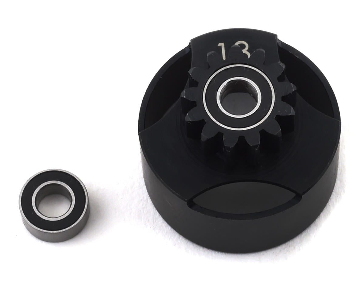 ProTek R/C 4-Shoe Vented Clutch Bell 13T – Hardened Steel for 1/8 Nitro