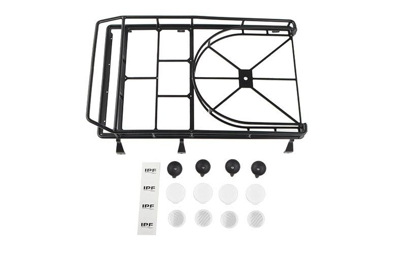 RC4WD Roof Rack w/ Tire Mount and IPF Lights for Gelande II D90 (VVVC5010)