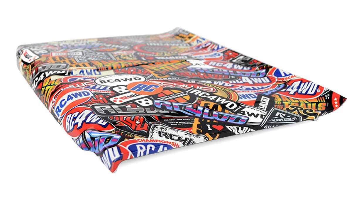 RC4WD Chevrolet Blazer and K10 Hood (Sticker Bomb)