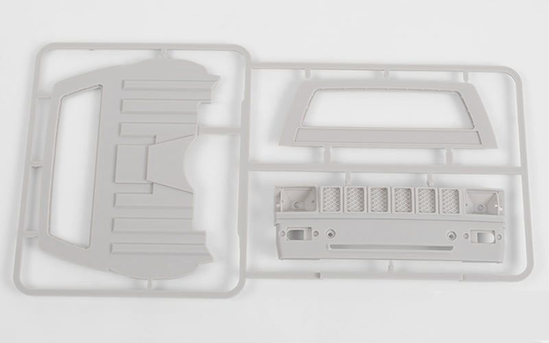 RC4WD Mojave II Cab Back Panels and Grille Parts Tree Primer Gray