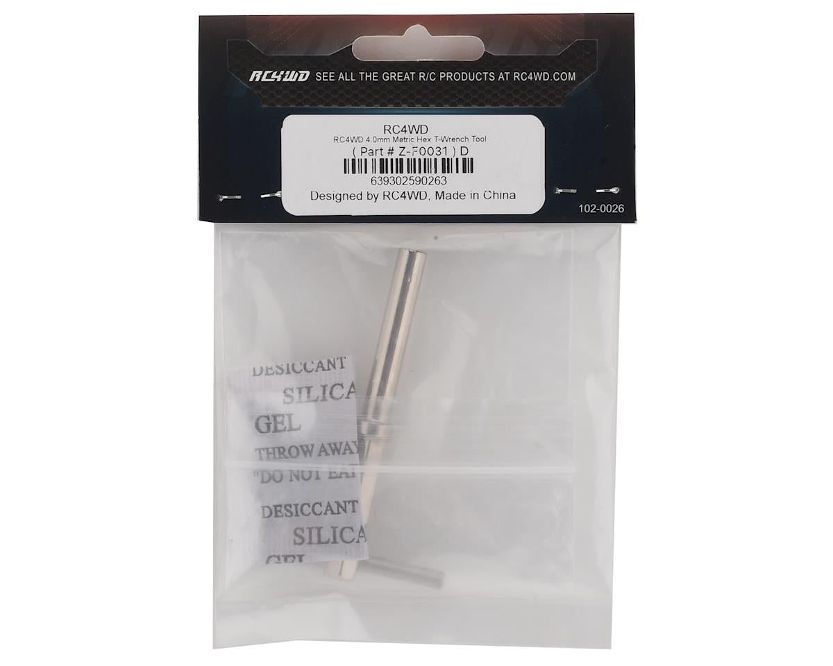 RC4WD RC4WD 4.0mm Metric Hex T-Wrench Tool ZF0031