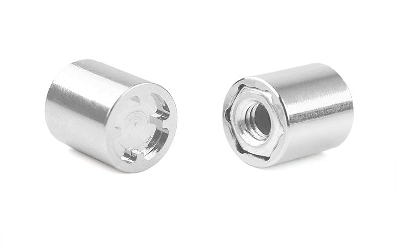 RC4WD 1/10 Scale Rear Hubs (Chrome) ZS0034