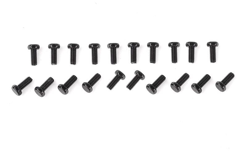 RC4WD Scale Hex Head Bolts (M2.5x6mm) (Black) ZS0096