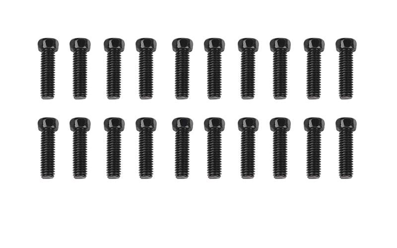 RC4WD Scale Hex Head Bolts (M3x10mm) (Black) ZS0122