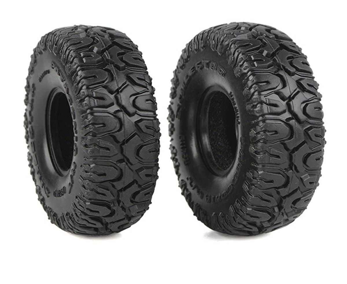 RC4WD Milestar Patagonia MT 1.0 Inch Micro Crawler Tires V2 Licensed Pair