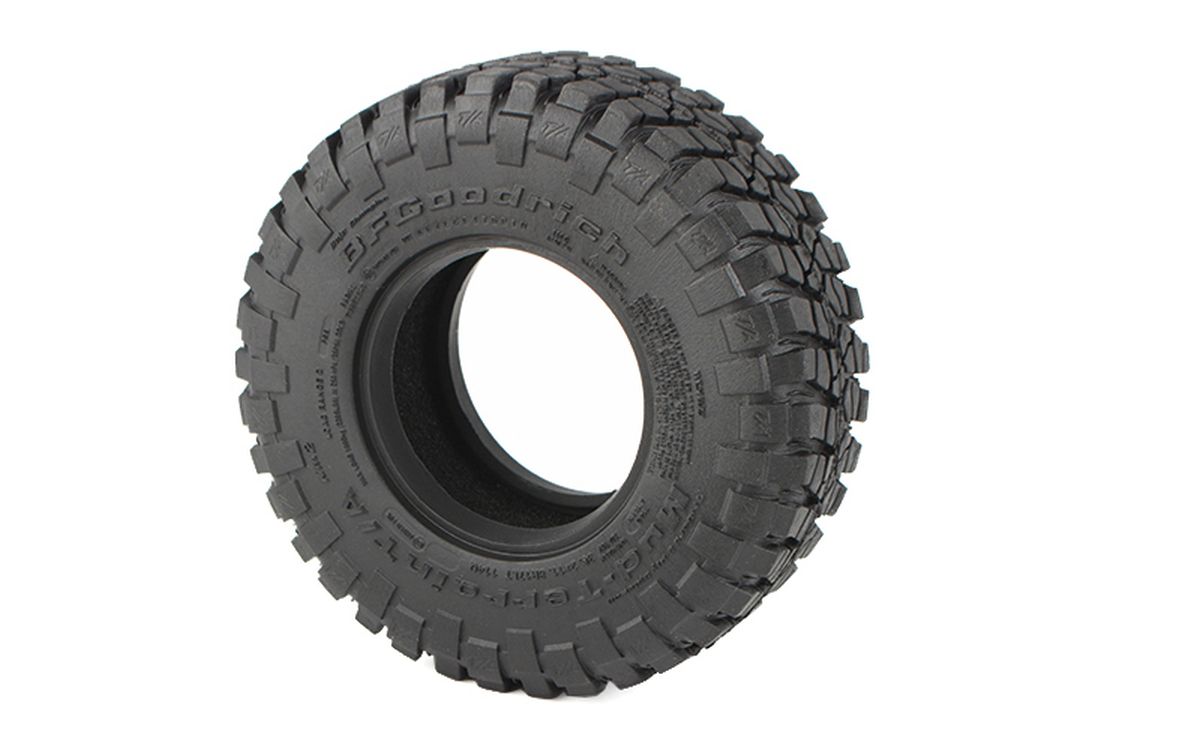 RC4WD BFGoodrich Mud-Terrain T/A KM2 1.7 Inch Scale Tires Licensed Crawler Pair