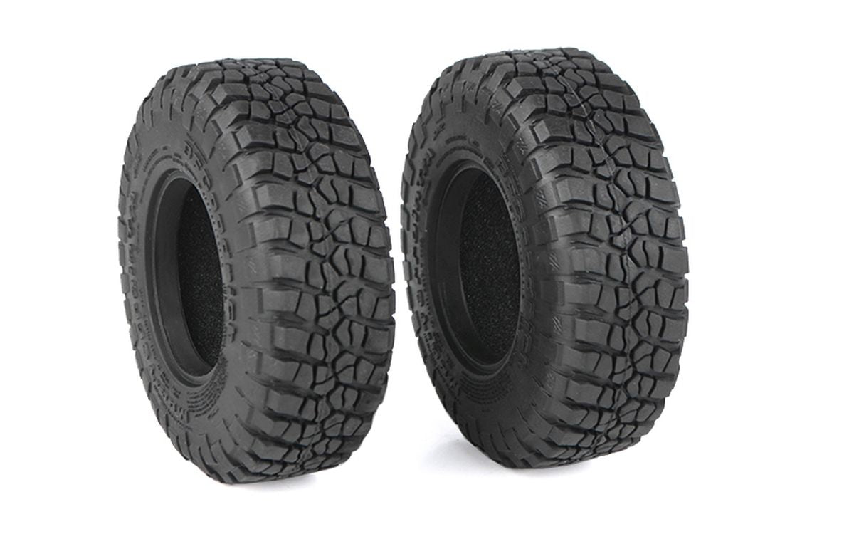 RC4WD BFGoodrich Mud-Terrain T/A KM2 1.7 Inch Scale Tires Licensed Crawler Pair