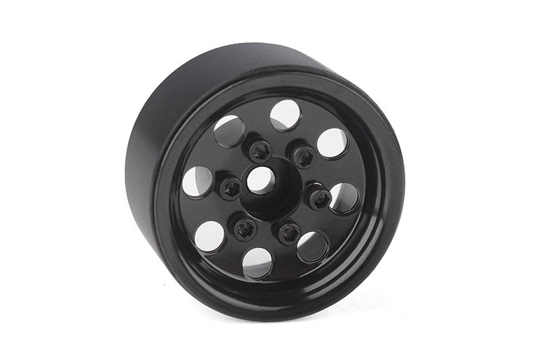 RC4WD Stamped Steel 1.0" Pro8 Beadlock Wheels - Black (4pcs)