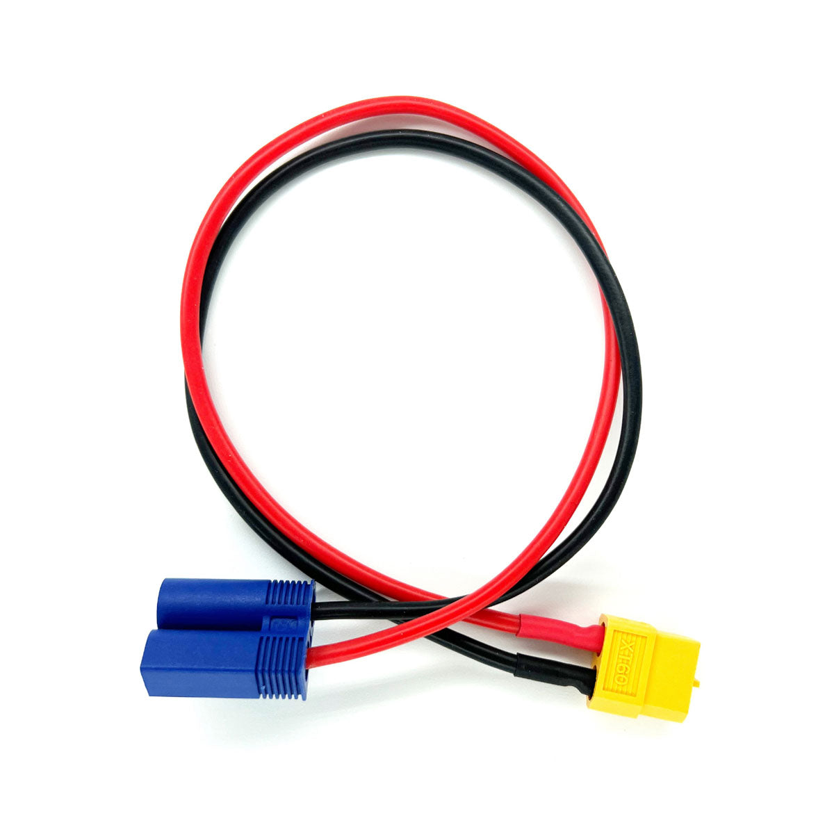 Racers Edge EC5 (Battery) to Female XT60 (Charger) Charge Adapter, 300mm