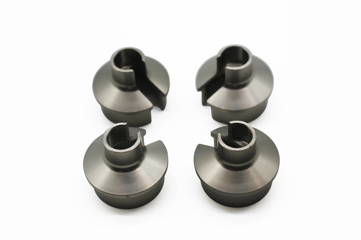 Racers Edge Aluminum Shock Spring Cups – Team Corally Kronos XP